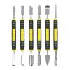 6pcs Metal Prying Opening Repair Tool Tablet Computer Opening Tool Small Metal Spudger Excellent For Opening view 1