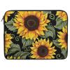 Laptop Case Sleeve 12inch Shockproof Laptop Case Floral Sunflower Laptop Sleeve Carrying Case view 1
