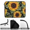 Laptop Case Sleeve 12inch Shockproof Laptop Case Floral Sunflower Laptop Sleeve Carrying Case view 3
