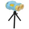 Education Science Microscope, Portable Mini Microscope with 2 Inch 1000X 1080P Screen for Hiking (Blue) view 2