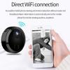 Andoer Mini 1080P Wireless Monitor Camera WiFi Smart Camera Built-in Battery Supports Night Vision Motion Detection Mobile Phone APP Live Video Camera for Home Office view 3