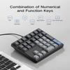 Kisnt MF34 Wired Mechanical Number Pad, QMK/VIA Programmable, 34 Keys Hot Swappable Numpad, Custom RGB Backlit with PBT Keycaps for Laptop, MacBook, PC Desktop, Compact Keyboards(Black, Linear Switch) view 4