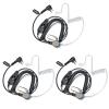 3 Pack Radio Earpiece with Mic for Motorola CP200D RMU2040 RMU2080D, Surveillance Earpiece with in-line Microphone and PTT for Motorola Walkie Talkies Two-Way Radios view 1