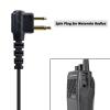 3 Pack Radio Earpiece with Mic for Motorola CP200D RMU2040 RMU2080D, Surveillance Earpiece with in-line Microphone and PTT for Motorola Walkie Talkies Two-Way Radios view 4