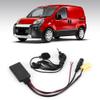 Natudeco Car Auxiliary Input Adapter 5.0 Receiver Radio Microphone Handsfree Cable Replacement Accessories Fit for Romeo Musa view 2