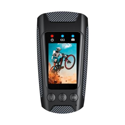 Andoer 4K 60FPS Multifunctional Cycling Camera, Action Camera with 2.0 Inch IPS Screen, WiFi, LED Flashlight, Bicycle Horn, IPX5 Waterproof