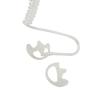 HELETUL Silicone Ear Mold for Walkie Talkie Surveillance Earpiece (Left and Right, 4 Pairs, Large, Semi-CLear) view 4