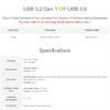4-Ch USB 3.2 Gen1 HUB, Metal Case with Wall-Mount Support, Driver-Free, Plug-and-Play, Supports Windows, MacOS, Linux and Android Systems (USB3.2-Gen1-HUB-4U) view 4
