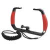 Poyinco JN-092R Underwater Diving Gear, Dual Cold Shoe Mount, Wrist Strap - Compatible with GoPro Hero 8 9 10 11 12 Hero DJI Osmo Action Black Aluminum Body U Handle (Red) view 1