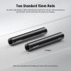 NEEWER Aluminum Alloy Extendable 15mm Extension Rods (4"/10cm Long, 2 Pack) for 15mm LWS Rod Rail System Shoulder Rig Video Rig Baseplate, SR021 view 2
