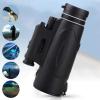 High Power Binoculars, 12x42 Monocular Telescope, High HD Portable Monocular Compact with BAK4 Prism Lens Monocular with Smartphone Adapter and Tripod for Bird Watching Theater Concerts, view 3