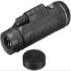 DirectNine Basics High Power Binoculars, 40x60 Monocular Telescope, Portable Monocular Compact with BAK4 Prism Lens Monocular with Compass and Smartphone Adapter and Tripod for indoor/outdoor view 1