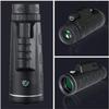 DirectNine Basics High Power Binoculars, 40x60 Monocular Telescope, Portable Monocular Compact with BAK4 Prism Lens Monocular with Compass and Smartphone Adapter and Tripod for indoor/outdoor view 3