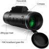 DirectNine Basics High Power Binoculars, 40x60 Monocular Telescope, Portable Monocular Compact with BAK4 Prism Lens Monocular with Compass and Smartphone Adapter and Tripod for indoor/outdoor view 4