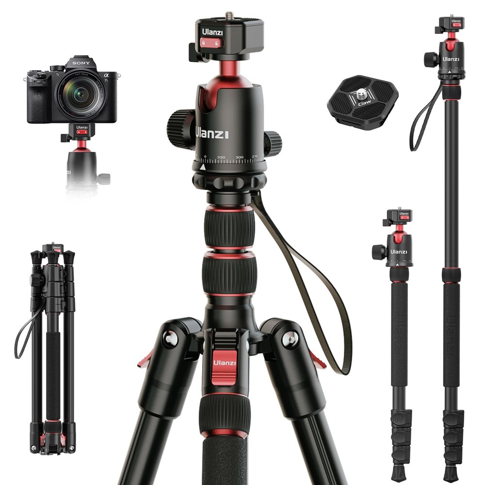 ULANZI Tripod Ball Heads for 1/4" Tripod+ULANZI TT31 Claw Quick-Release Camera Tripod