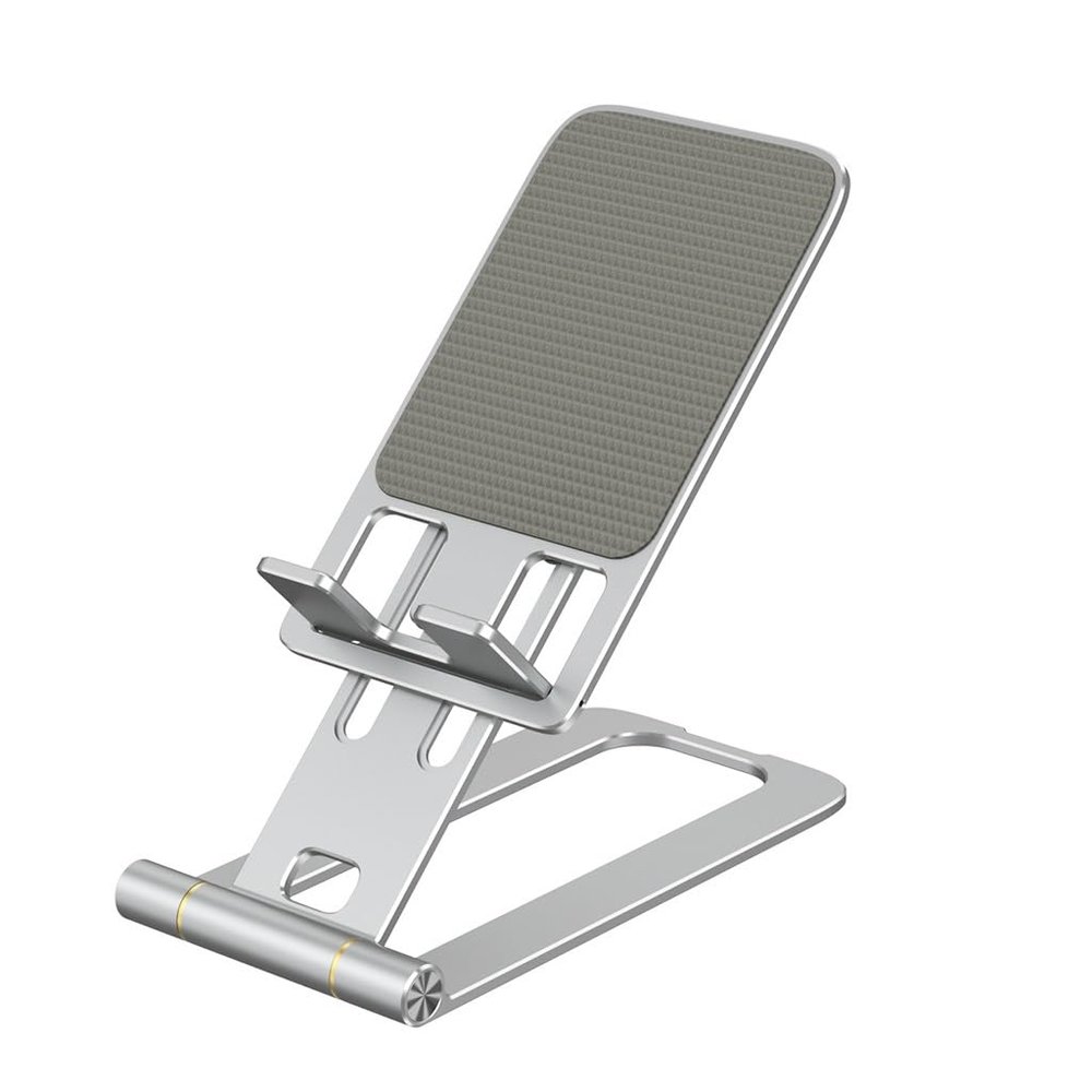 MAKEJ Mobile Phone Holder Portable Folding Aluminum Alloy Desktop Lazy Phone Tablet Holder