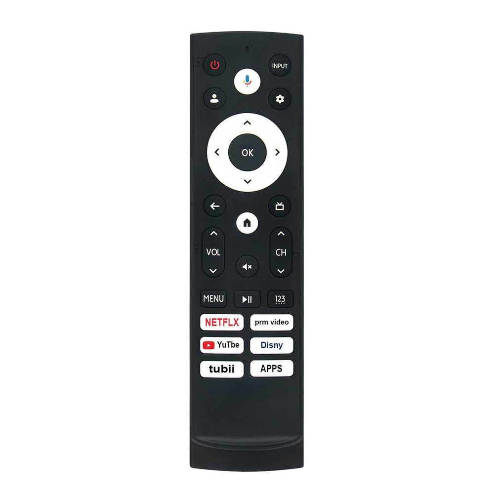 ERF3AF90H Replacement Voice Remote Compatible with Hisense TV 00L8GDLT100C 00L8G-DLT100C 100L9HDLT100C 100L9H-DLT100C 100U8K 100U76N 32A45FH 32A4FH 32A4K 32A4KV 40A4K 40A4KV 43A6KV 43A45K 45A4K 50A6KV
