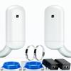 Wireless Bridge, 2KM 5.8G Point to Point Outdoor CPE, CPE Long Range WiFi Bridges for PtP/PtMP with 12DBi High Gain Antenna, PoE Adapter, RJ45 Ethernet Port, 2 Pack view 1