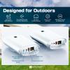 Wireless Bridge, 2KM 5.8G Point to Point Outdoor CPE, CPE Long Range WiFi Bridges for PtP/PtMP with 12DBi High Gain Antenna, PoE Adapter, RJ45 Ethernet Port, 2 Pack view 4