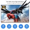 4 Port HDMl KVM Multiviewer 4K@30Hz, 4x1 Quad Multi Viewer Seamless Switcher 4 in 1 Out Support 4K 1080P 720P, 6 Viewing Modes with Keyboard Hotkey Switch and IR Remote view 4