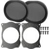 NuIth Rear Deck 6x9 to 6.5 inch Speaker Adapter Spacer Rings for Toyota + 6x9 Inch Metal Mesh Round Speaker Grill Cover view 1