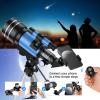 Astronomical Telescope for Kids, 70mm Aperture, 400mm Focal Length, 24-180X Magnification, Fully Multi-Coated Optics, AZ Mount with Tripod view 4