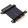 JMT PCI-e 4.0 x8 to x8 Extension Cable 128G/bps High Speed GEN4 for x8 Interface SSD Graphics Card (M88SF,25CM) view 1