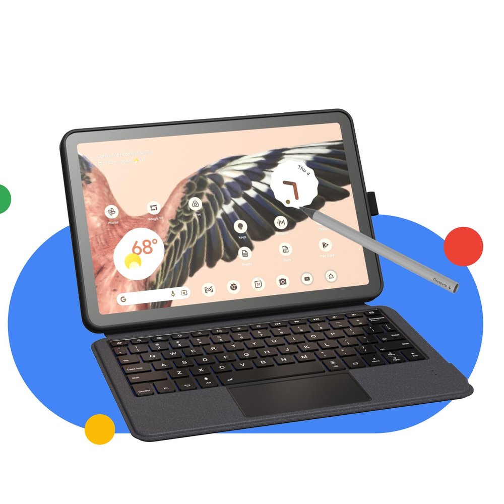 EIP Google Pixel Tablet Bundle Basic : Keyboard Case, USI2.0 Stylus