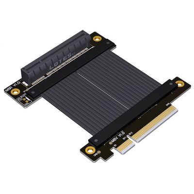 JMT PCI-e 4.0 x8 to x8 Extension Cable 128G/bps High Speed GEN4 for x8 Interface SSD Graphics Card (M88VR,15CM)