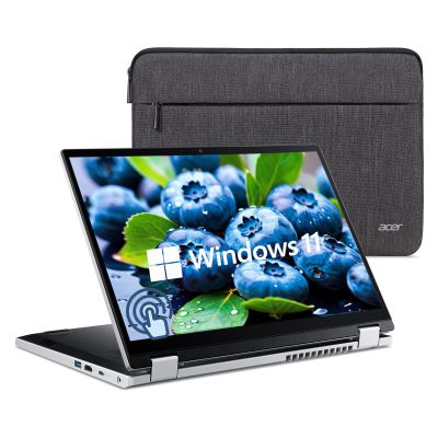 acer Aspire 3 Spin 14 Convertible Laptop, WUXGA 1920 x 1200 IPS Touch Display, Touchscreen 2-in-1 Laptop, Intel Core i3-N305 8GB LPDDR5 RAM 256GB SSD, Wi-Fi 6, Windows 11 Home, Pure Silver