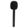 NOENNULL Mic Handheld Adapter with Windshield Foam Lightweight Interview Microphone Handle for Rode GO II view 1