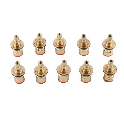 10pcs Faucet Valve Brass Valve Ceramic Stem Faucet Water Tap Accessory Kit for Kitchen