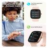 Parsonver Smart Watch for iOS and Android Phones(Answer/Make Calls), HD Screen Watches for Women, IP68 Waterproof Fitness Tracker Watch with Heart Rate Sleep Monitor, Steps Calories Counter, Rose Gold view 2