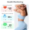 Parsonver Smart Watch for iOS and Android Phones(Answer/Make Calls), HD Screen Watches for Women, IP68 Waterproof Fitness Tracker Watch with Heart Rate Sleep Monitor, Steps Calories Counter, Rose Gold view 4