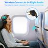 SONRU Bluetooth 5.3 Transmitter Adapter for Airplane 2-in-1 Wireless Bluetooth Audio Transmitter Receiver for 3.5mm Aux Jacks on Flight/TV/Gym Equipment, for up to 2 Wireless Headphones, Cell Phones view 4