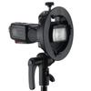 Godox V860III-C Camera Flash Speedlite & Godox S2 Speedlite Bracket S-Type Bracket Bowens Mount Flash Holder, TTL HSS 2.4G 1/8000s GN60 5300K Modeling Light Compatible for Canon DSLR Cameras view 3