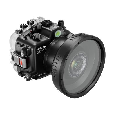 Sea frogs Camera Housing Compatible with Sony A7R5 with 16-35mm, 28-70mm Lens,Waterproof IPX8 Rated, 40m/130ft Depth Protection Underwater Camera Case, Ideal for Diving, Surfing, Rowing, and Skiing