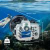 Sea frogs Camera Housing compatible with Canon EOS 5D Mark 3/4 with 16-35mm Lens,Waterproof IPX8 Rated, 40m/130ft Depth Protection Underwater Camera Case, Ideal for Diving, Surfing, Rowing, and Skiing view 2