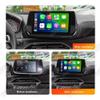 Stereo Radio for Peugeot 2008 2019-2022, Biorunn 9 Inch GPS Wireless Wired Car-Play Android Auto IPS Navi WiFi FM RDS Head Unit 1GB RAM 32GB ROM view 2