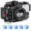 Sea frogs Camera Housing Compatible with Olympus TG6, Waterproof IPX8 Rated, 60m/197ft Depth Protection Underwater Camera Case, Black view 1