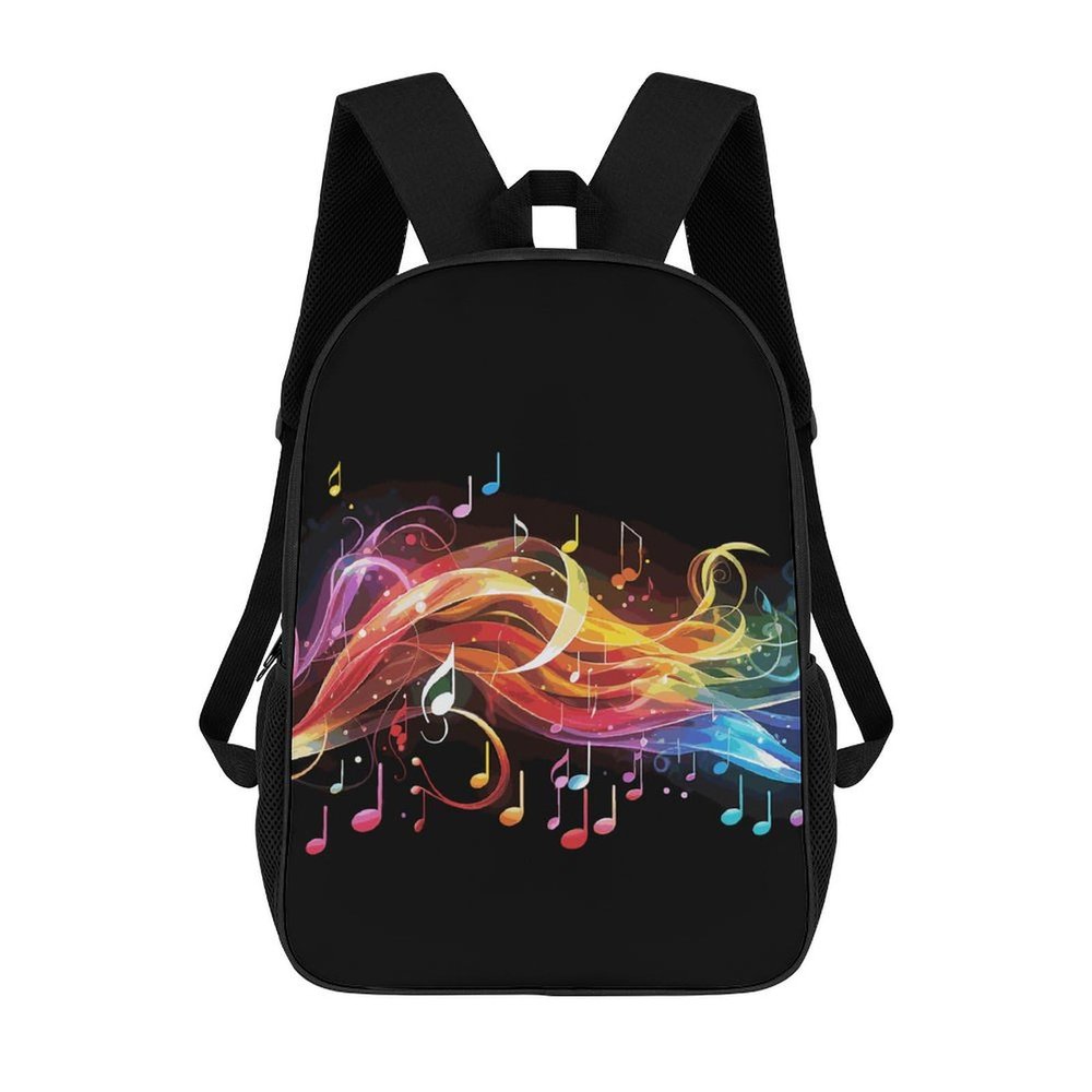 GFLFMXZW Rainbow Musical Note Melody Laptop Backpack for Women Lightweight Computer Bag 17 Inch Casual Bag Travel Backpacks for Man