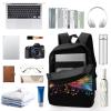GFLFMXZW Rainbow Musical Note Melody Laptop Backpack for Women Lightweight Computer Bag 17 Inch Casual Bag Travel Backpacks for Man view 3