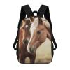 GFLFMXZW Adorable Horse Laptop Backpack for Women Lightweight Computer Bag 17 Inch Casual Bag Travel Backpacks for Man view 1