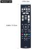 Allimity RAV552 ZW44660 Replacement Remote fit for Yamaha AV Receiver HTR-2071 RX-V283 RX-V283BL RAV549 RX-V383 HTR-3071 RX-V385 HTR-3072 RX-V381 HTR-3069 RX-V579 RX-V479 RX-V379 HTR-4068 TSR-5790 view 4