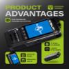 2-Pack Fast Radios Unlimited Range Global PTT 4G Walkie Talkies with SIM Cards Nationwide Coverage Communication Long Range PoC Two-Way Radios IP67 Waterproof Design (P0) view 4