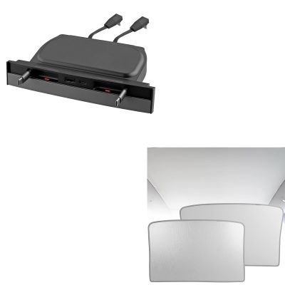 EYPINS Tesla USB Hub + Model Y Roof Sunshade