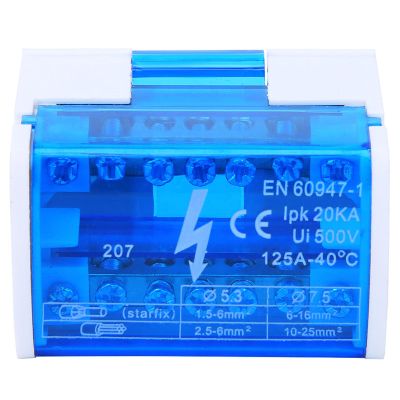 Power Distribution Gang Box, Terminal Block Distribution Box Din Rail Terminal Distribution Block Connector