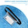 Toddmomy 2pcs Adjustable Phone Pouch Waist Bag for Swimming and Outdoor Activities Material Fits All Waist view 3