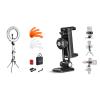 NEEWER Ring Light 18inch Kit: 55W 5600K Professional LED with Stand and Phone Holder for Tattoo Lash Barber Makeup Video Photography Lighting, RL-18 with Phone Tripod Mount Adapter view 1