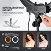 NEEWER Ring Light 18inch Kit: 55W 5600K Professional LED with Stand and Phone Holder for Tattoo Lash Barber Makeup Video Photography Lighting, RL-18 with Phone Tripod Mount Adapter view 3